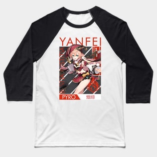 Yanfei - Genshin Impact Baseball T-Shirt